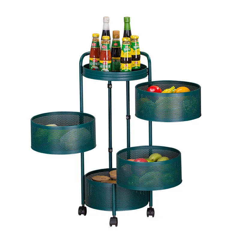 

Кухонная круглая вращающаяся стойка AOLIVIYA 2023 года, съемная свободная установка, съемные приправы для фруктов и овощей в ванной комнате