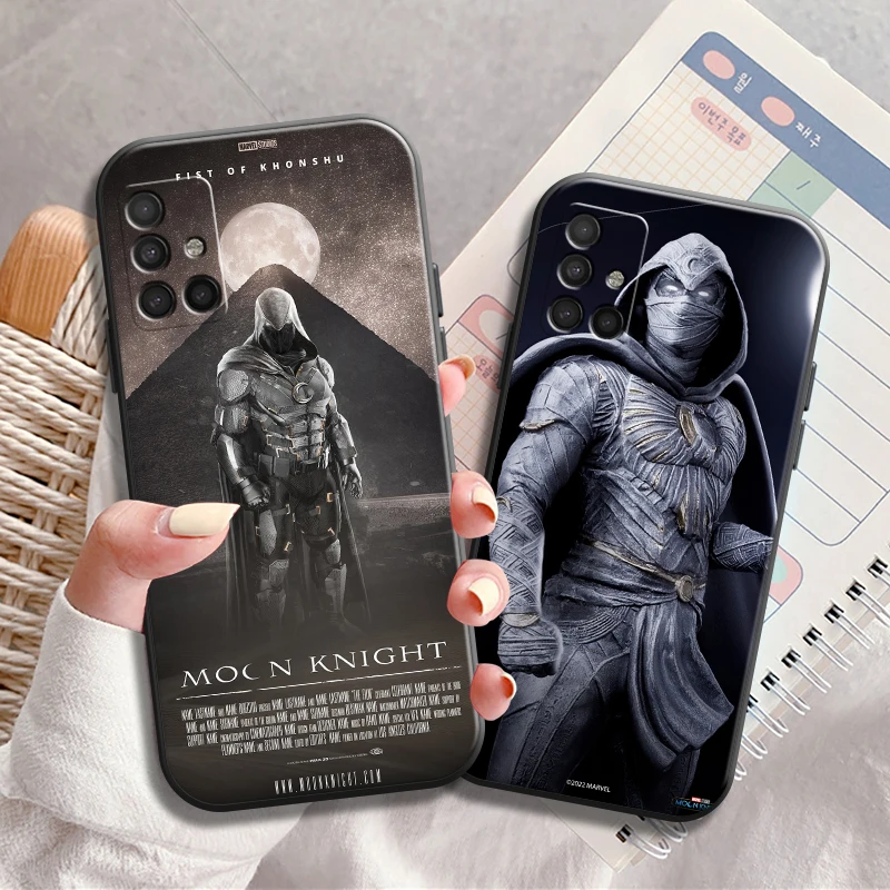 

Marvel Moon Knight Phone Cases For Samsung S20 FE S20 S8 Plus S9 Plus S10 S10E S10 Lite M11 M12 S21 Ultra Funda TPU Soft
