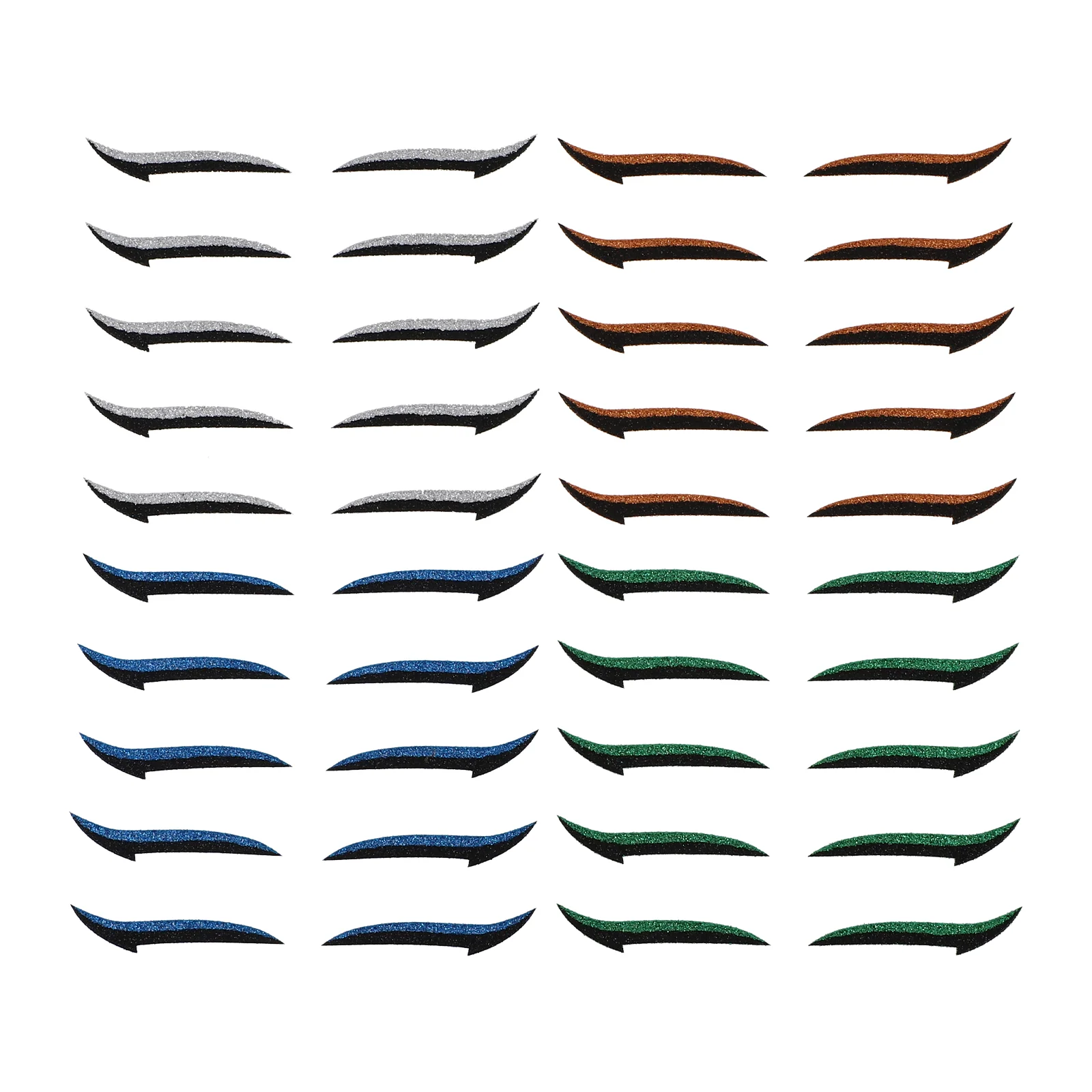 

Eyeliner Stickers Sticker Eyeshadow Makeup Eye Stencil Instantpaint Face Temporary Eyelidwinged Party Big Eyes Makeglitter