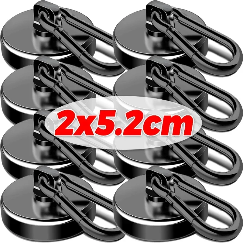 10/1 шт. 360 ° Вращающиеся магнитные крючки-карабины, сверхмощный сильный магнитный крючок-органайзер для кухни, ванной комнаты, подвесные вешалки, инструменты