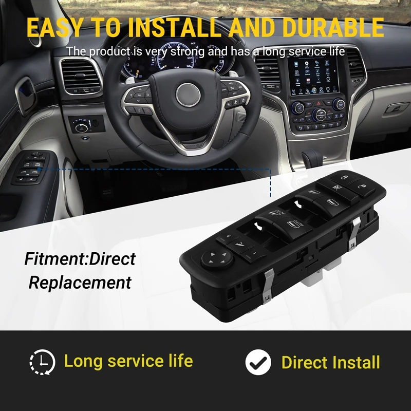 Боковой Электрический переключатель управления подъемником стекла автомобиля с