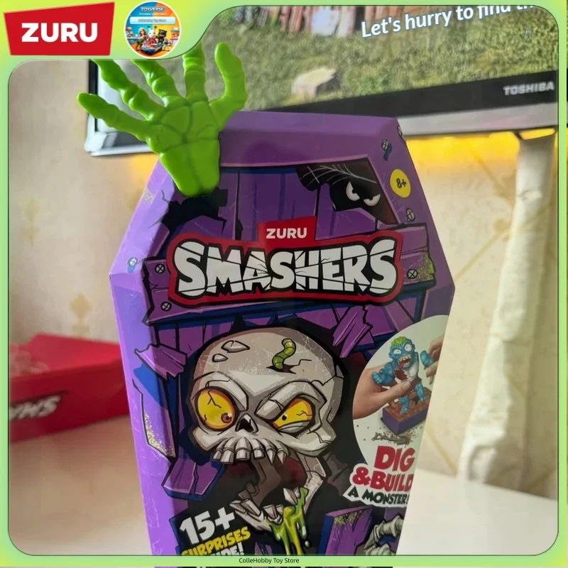 Фото Игровой набор Zuru Smashers Horror House: Зомби-монстр, раскопки и разборка, 35+ сюрпризов, интерактивная игрушка-сокровищница, подарок №2