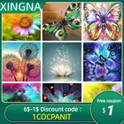 Алмазная 5D картина цветы, полноразмерная Мозаика из смолы, пейзаж, вышивка, картина, подарок для домашнего декора