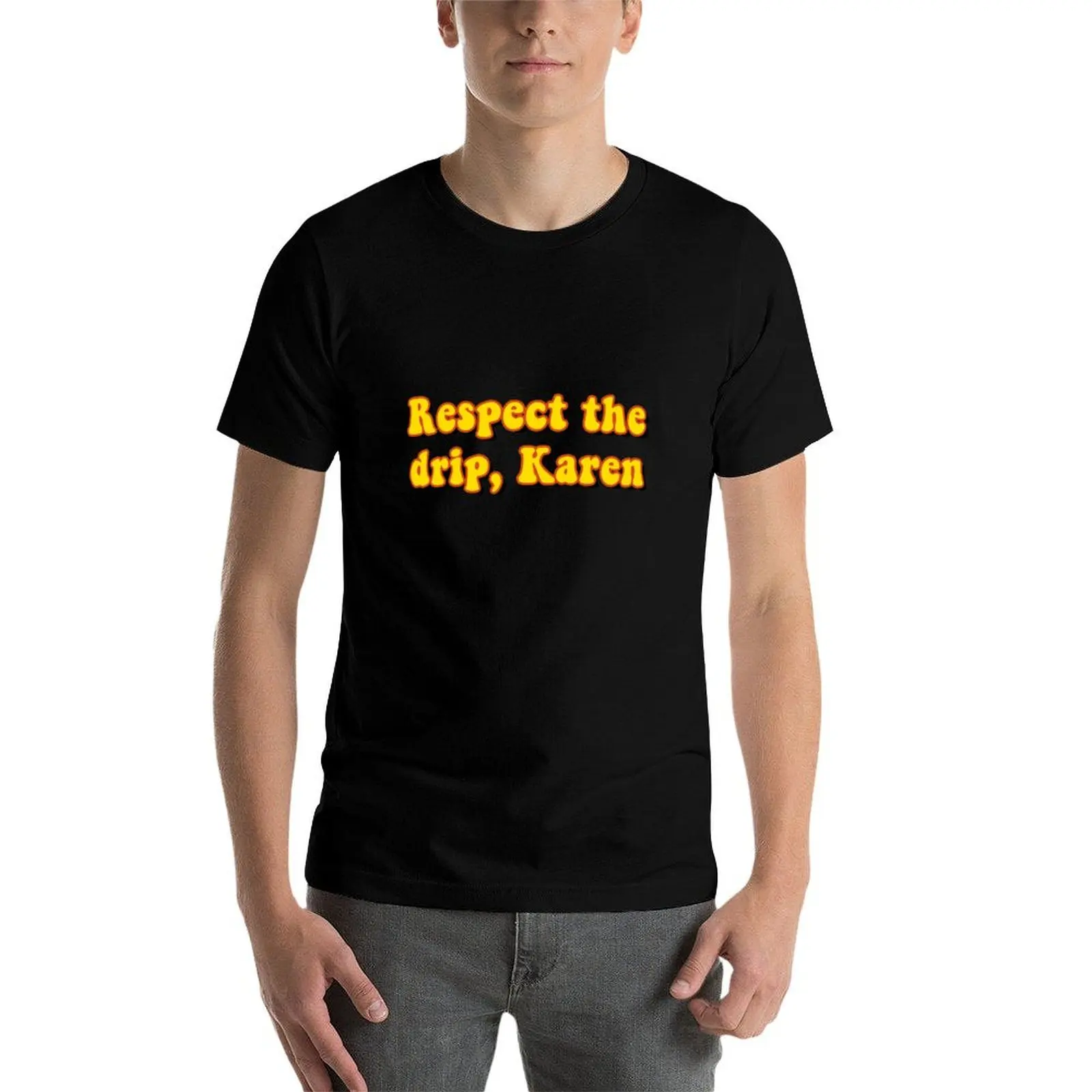 Фото Футболка Respect the drip, Karen T-Shirt, дышащая, для путешествий №4