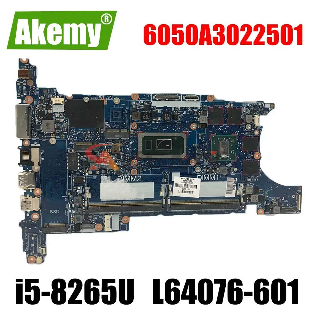 

6050A3022501 Motherboard with I5 I7 8th Gen CPU VGPU FOR HP 840 G6 OSR 15u G6 Laptop Motherboard Mainboard