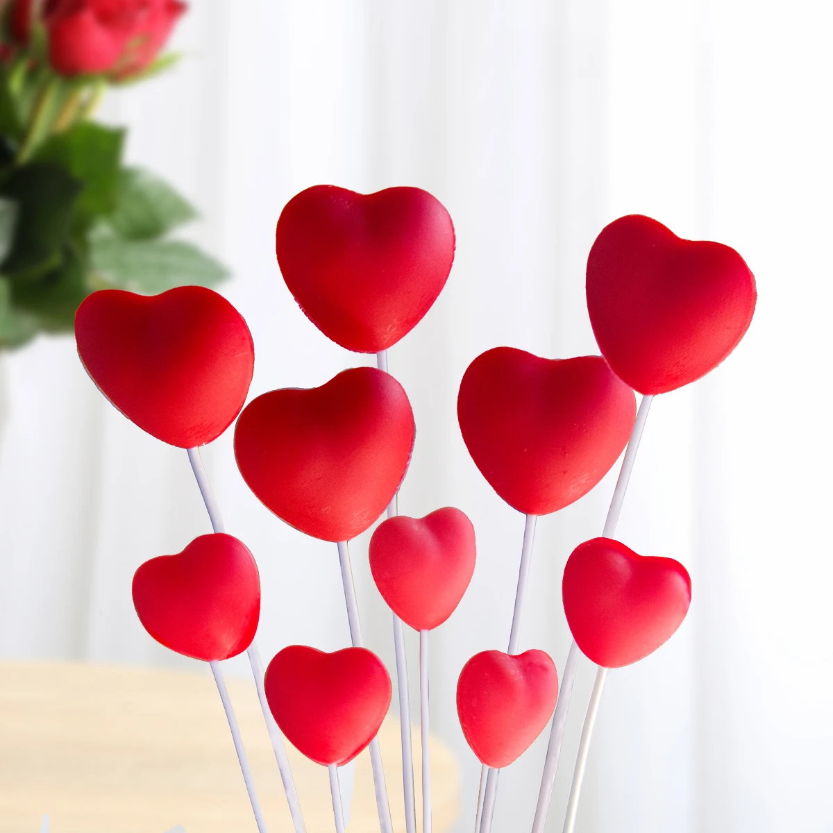 

Сердечные топперы для кексов Joy-enlife