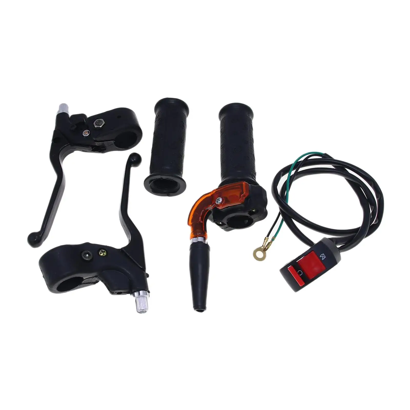 

Throttle Kit Left & Right Brake Clutch Lever with Cable Fit for 49cc