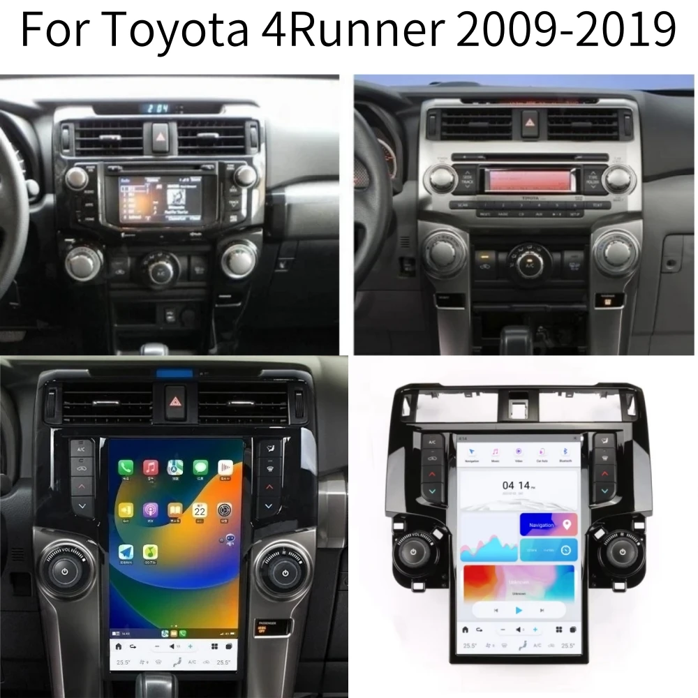 Android 13 для Toyota 4Runner 2009-2019 автомобильный радиоплеер HD экран GPS навигация видео