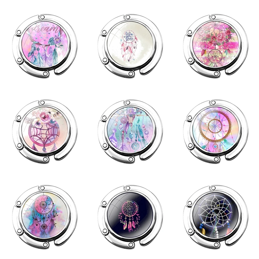 Складной крючок для кошелька Женская настольная Сумочка складной декоративный