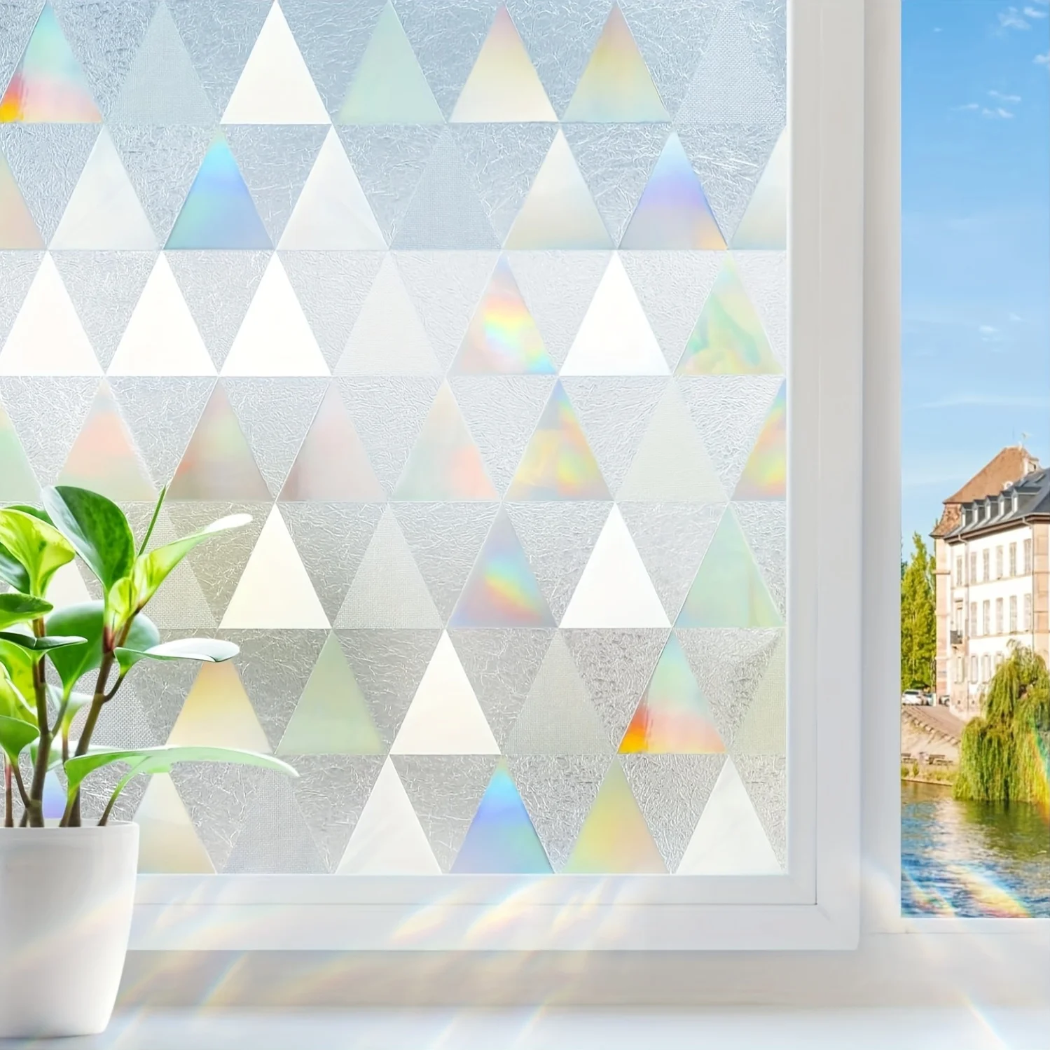 

Радужная матовая ПВХ-пленка для окон