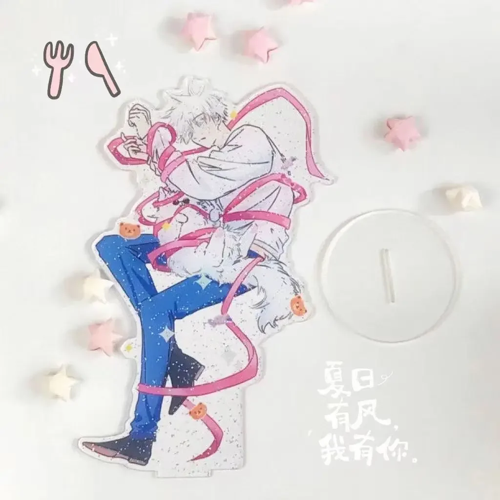 Игрушка Anime Jujutsu Kaisen Gojo Satoru Model Toy Acrylic Stand Desk Decor Standing Plates Collection Gifts