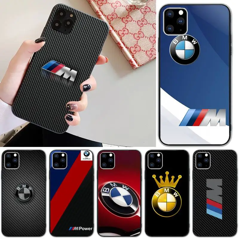 Роскошный автомобильный чехол M-Power для телефона BMW Iphone 11 12 13 Pro Max 7 8 Plus X Xr Xs Se 2020 Mini |