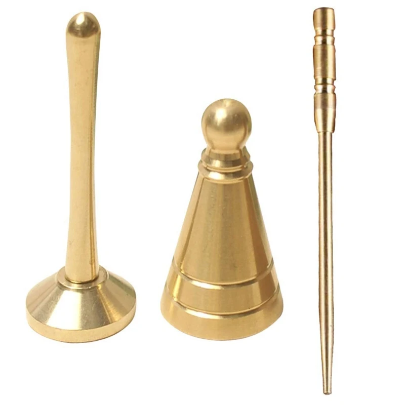 

3 Pieces Copper Incense Tools Set for Home Office Temple Gym Yoga Meditation