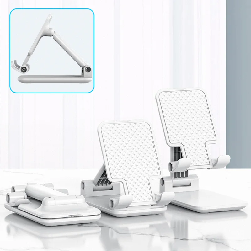 foldable mobile phone desktop phone stand for ipad iphone samsung desk holder adjustable desk bracket smartphone stand free global shipping