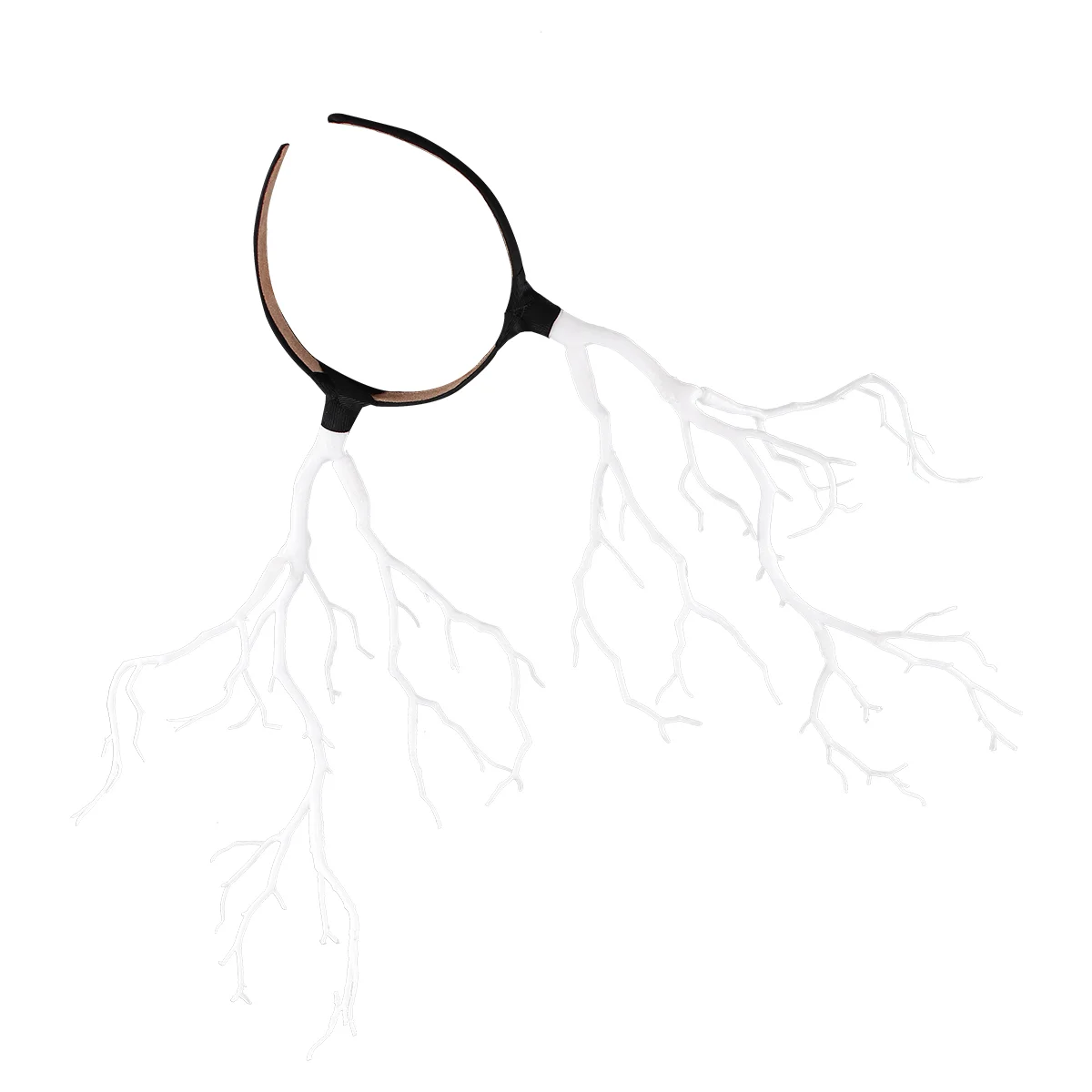

Halloween Props Party Carnival Simulation Tree Branch Headband Hairwear Christmas Hoop Fashion White Cosplay Miss
