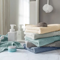 3474cm 100 pure cotton face towel set super soft absorbent bath towel camping gym portable washcloth for home hotel bathroom