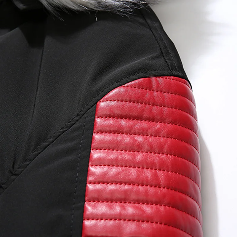 Didiboer New Men's Autumn and Winter Men Trench Casual Jackets Coat For Men Coat Black Jacket Warm Overcoat Parka Outwear Coat