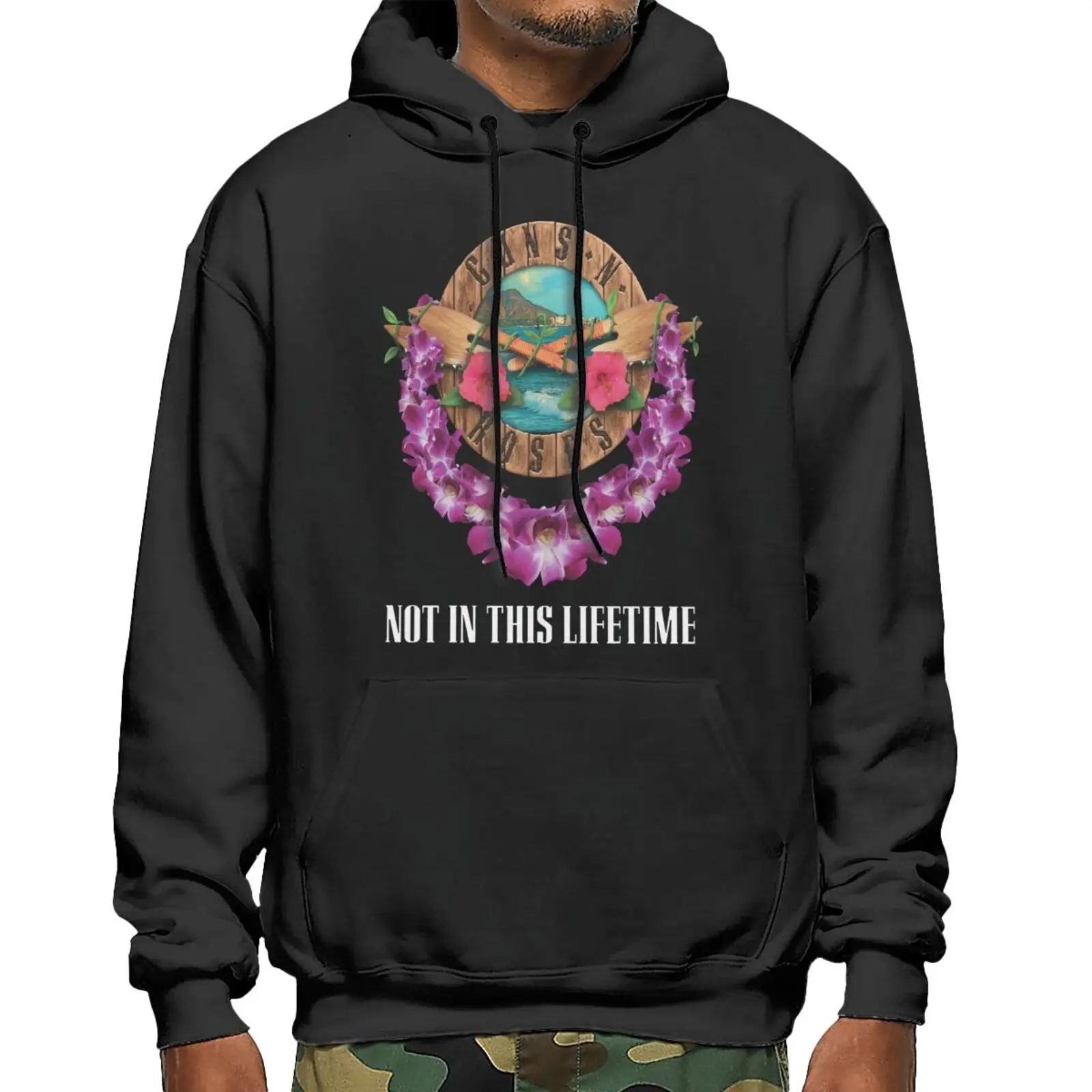 

Gunsnroses Lithograph Hawaii Concert 12 Sweatshirts Hoodies Women's Jacket Men's Hoodies Clothes Men Men's Clothing Hoodie Men