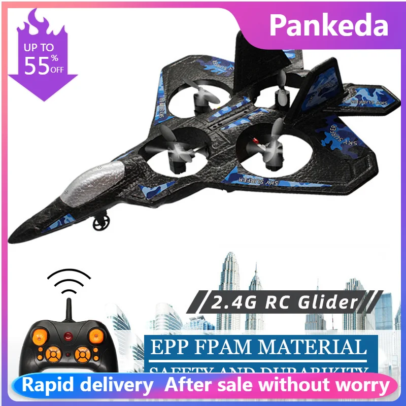 

Rc Plane Gravity Sensing Aircraft Glider with Light Radio Control Helicopter Foam Remote Controlled Airplane Toys for Boys gift