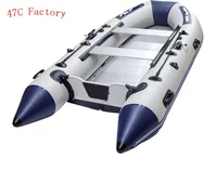 Seawalker 3.3m Inflatable Boat With Aluminum Floor 0.9mm PVC Air Tube Fishing Rubber Boat For Sale