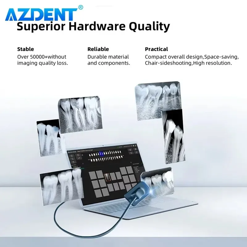 Рентгеновский радиовизиограф AZDENT Sensor, внутриротовая цифровая система рентгеновской визуализации с инструментами для получения HD-изображений. (art.: 3920dcffd581f) - 3920dcffd581f