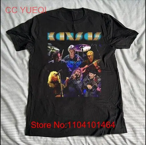 Новая рубашка унисекс S-5XL с рождественским подарком рок-группы Kansas Rock Band NW02_604