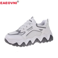 spring outdoor womens shoes fashion casual sports shoes thick soled shoes 2022 new comfortable and breathable mesh daddy shoes