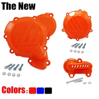 motorcycle clutch cover magneto engine water pump guard set for ktm exc sx xcw tpi 250 300 husqvarna te tc 250i 300i 2020 2022