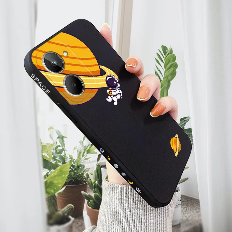 

Cute Case for Realme GT Master Neo 2 3T X50 Narzo 50 50A 50i 30A Prime Pro 5G C2 XT X2 X7 X50 Lovely Liquid Silicone Cover Funda