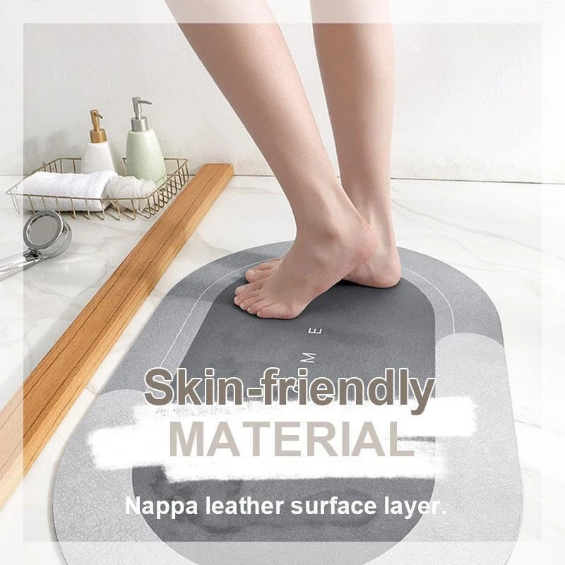 super absorbent floor mat textile quick drying bathroom kitchen carpet non slip oil proof easy to clean bath rug dropshipping free global shipping