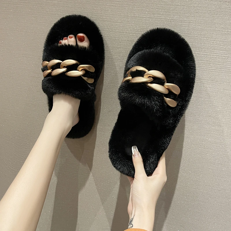 

Новые шерстяные хлопковые тапочки на осень и зиму 2023 для женщин в сетку красная Милая удобная женская обувь на плоской подошве