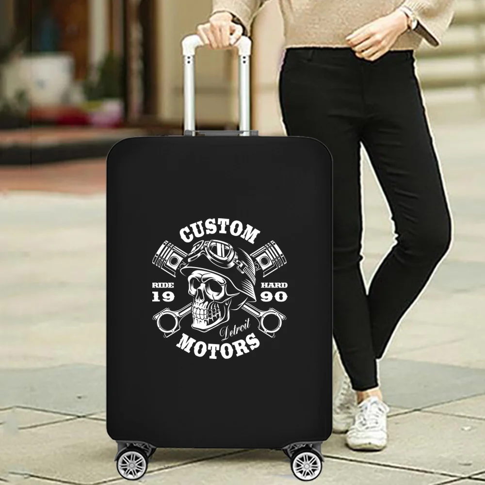 New Fashion Skull Pattern Luggage Cover Suitcase Dust Protect Cover Travel Accessories Trolley Cover for 18