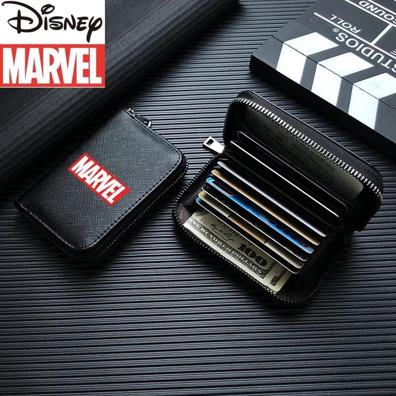 

Disney Marvel's New Men's Card Holder Fashion Trend Student Card Holder Multi-card Slot Large Capacity High-quality Coin Purse