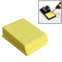 10pcs soldering iron tips cleaning sponge cleaner high temperature enduring condense sponge for welding tips cleaining tool