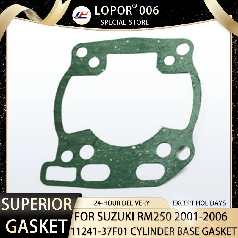 

Motorcycle Engine Cylinder Base Seal Gasket For SUZUKI RM250 2001-2006 RM 250 11241-37F01