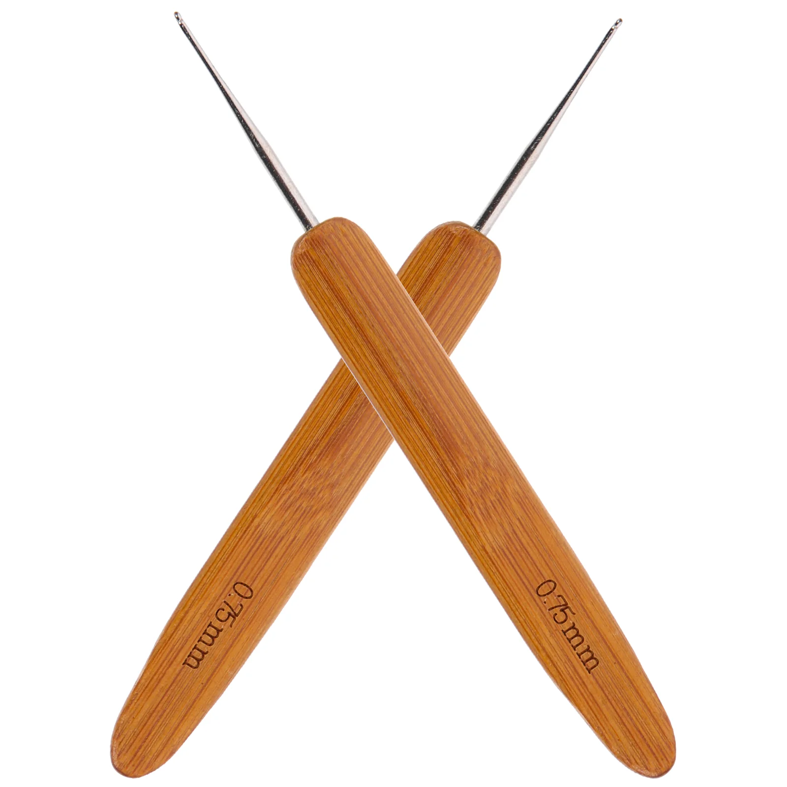 2 шт. удобные спицы из бамбуковой одноконечной пряжи скользящие