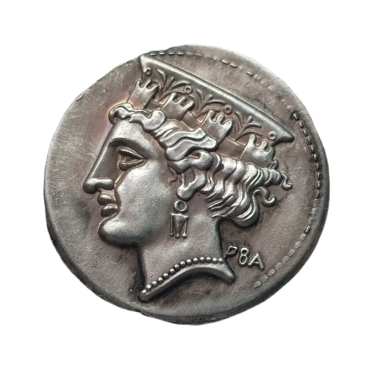 

Серебряные копии греческих монет YYBCB