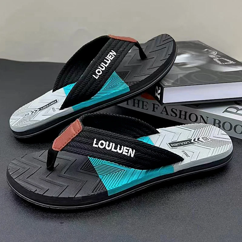 

Men Trend Breathable Casual Beach Men Slippers Summer Outdoor High Quality Brand Men Flip Flops Summer Beach Flip Flops