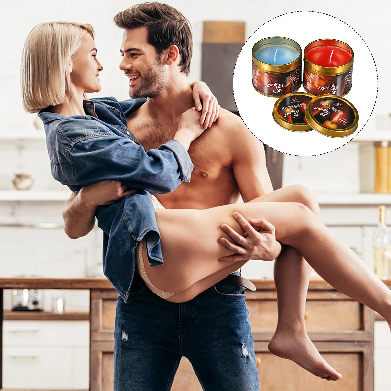 

Низкотемпературный восковой декор для влюбленных, 2 шт.