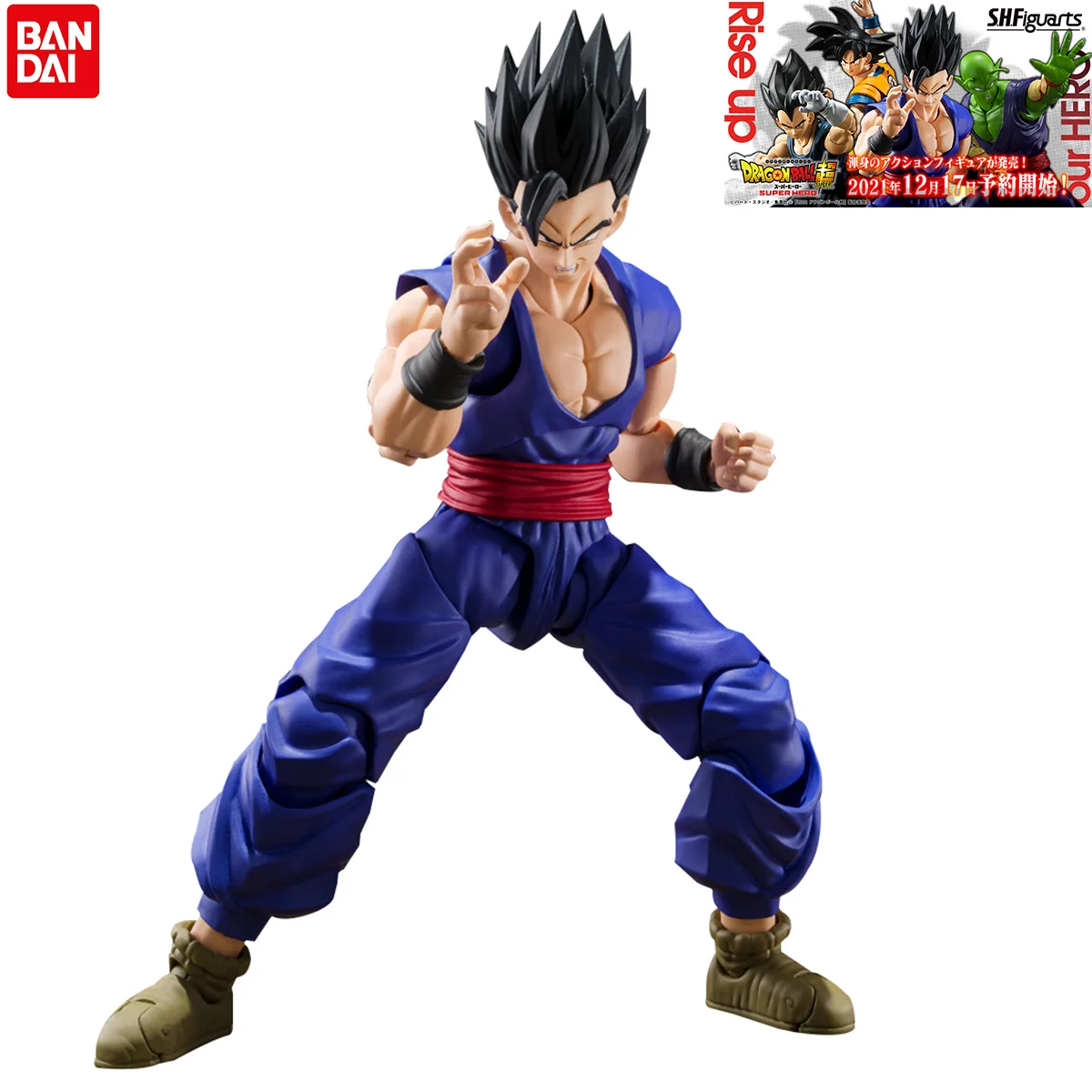 Новинка фигурка супергероя Bandai S.H. Фигуртс драконий жемчуг Гохан экшн-фигурка SHF
