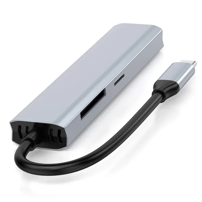 USB-концентратор 4K HD-адаптер TYPE-C к HD 7-в-1 USB-C HD-концентратор для ноутбука MaBook Pro Ar M2 M1