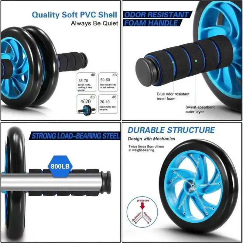 Оболочка pvc. Ab Wheel Roller, 6-in-1 exercise Roller Wheel Kit with Knee Pad, Resistance Bands,.