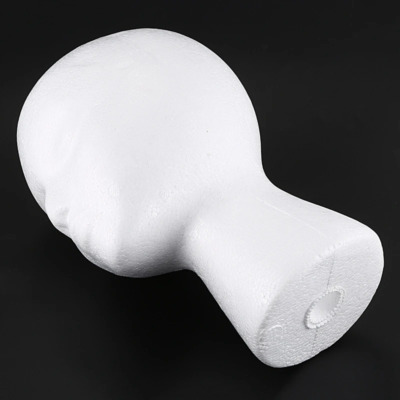 

10X Styrofoam Foam Mannequin Wig Head Display Hat Cap Wig Holder White Foam Head