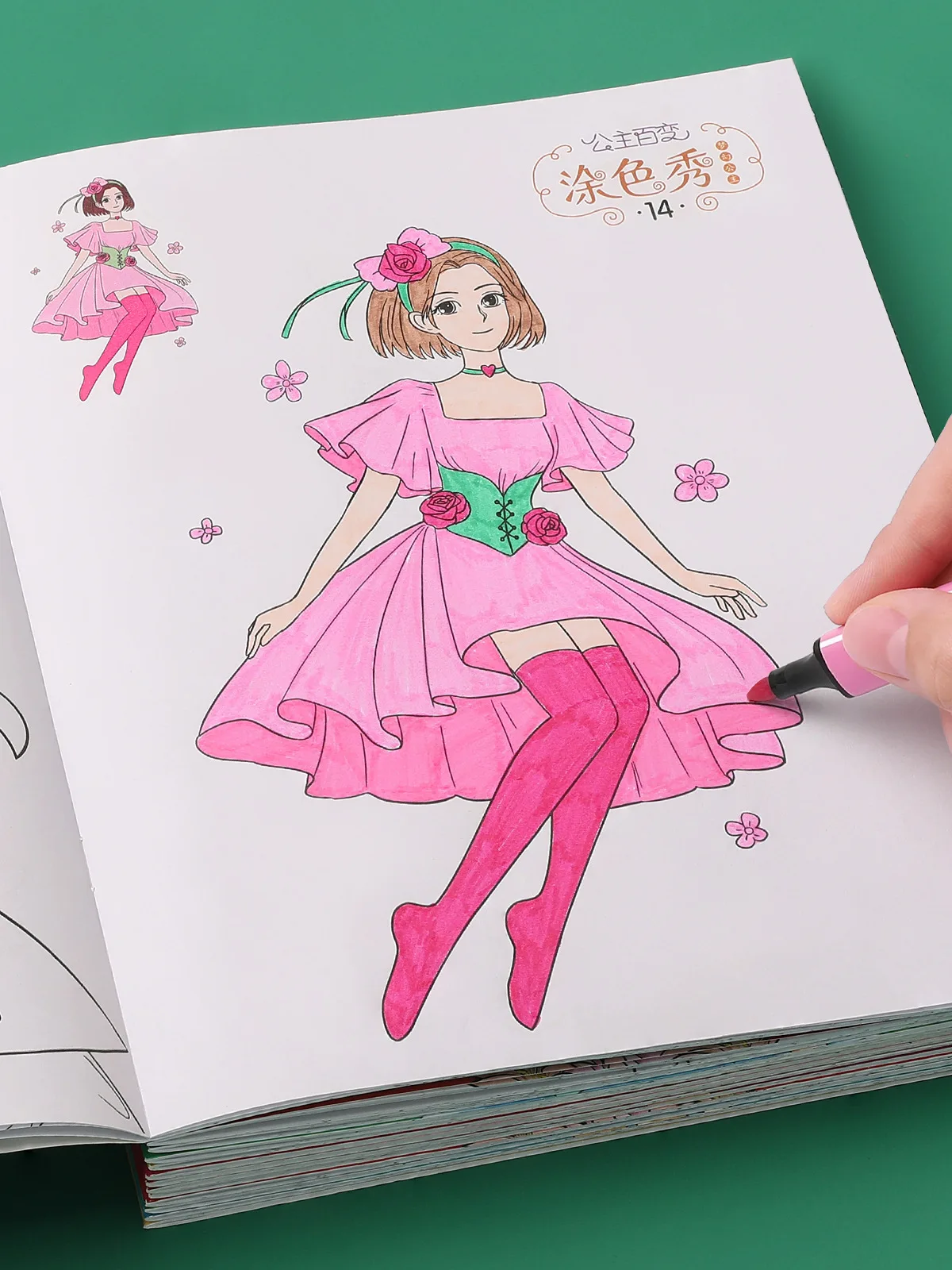 

Детская книжка с рисунками, книжка-раскраска принцессы для детского сада, заполняющий рисунок, заполняющий рисунок, книжка-каракули, набор книг