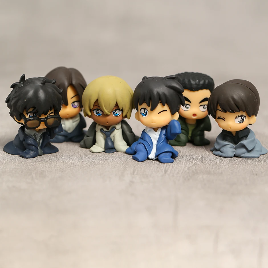 

Чехол закрытый Детектив Конан Набор фигурок 6 vol.8 Chijimasetai модель игрушки фигурная коллекция кукла Сюрприз подарок