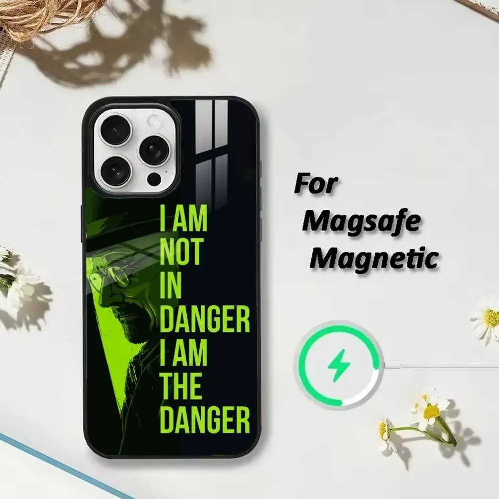 Фото Новый чехол для телефона B-Breaking Bad для iPhone 17, 16, 15, 14, 13, 12, Plus, Pro, Max с поддержкой магнитной беспроводной зарядки Magsafe №3