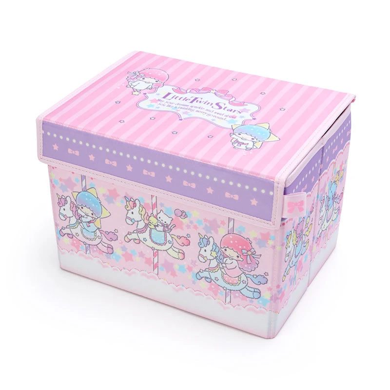 

Lovely Melody desktop storage box with cover soft sister student dormitory inductive sundry basket cosmetics folding box