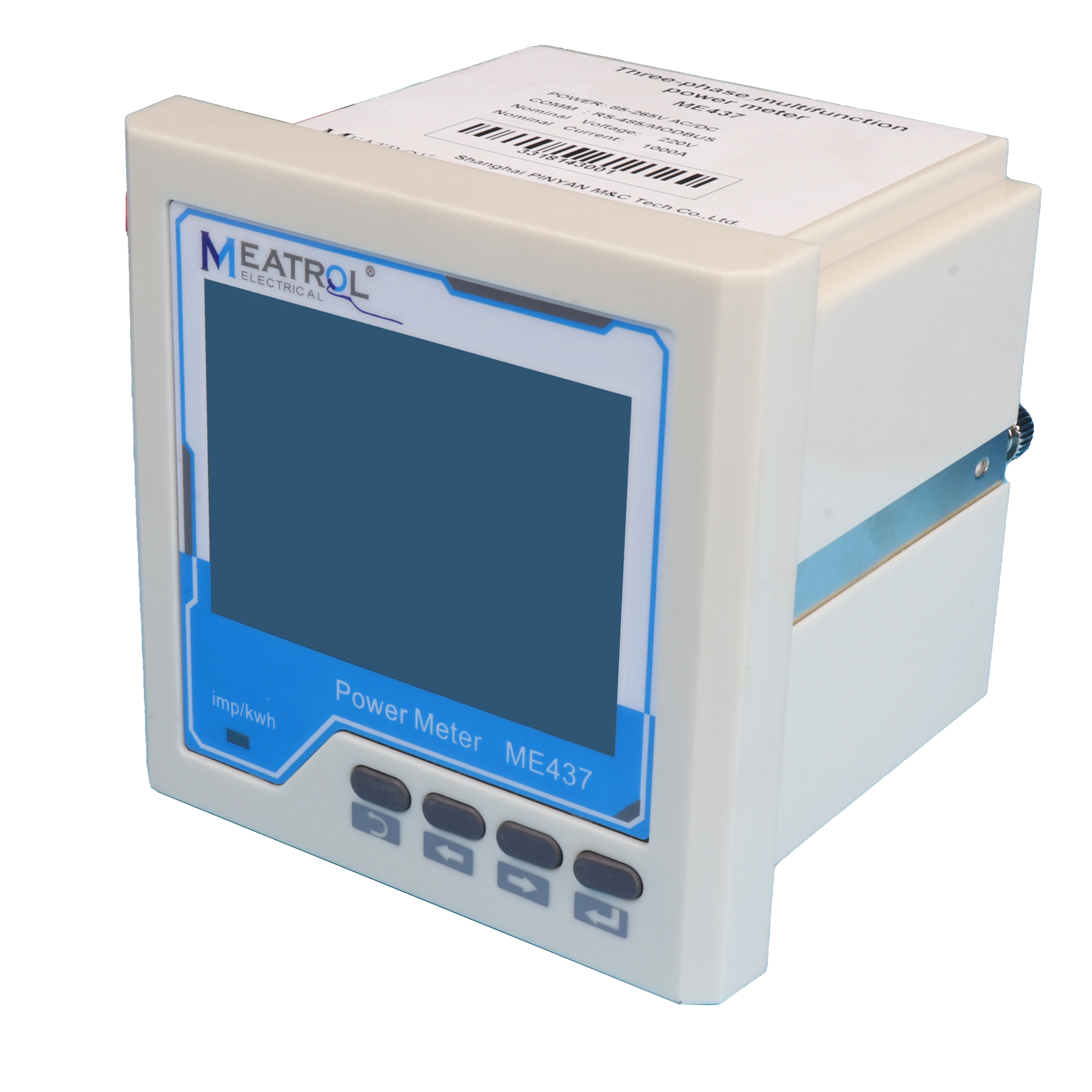 

3 Phase Rogowski RS485 Modbus RTU Panel Embedded Digital Energy Meter