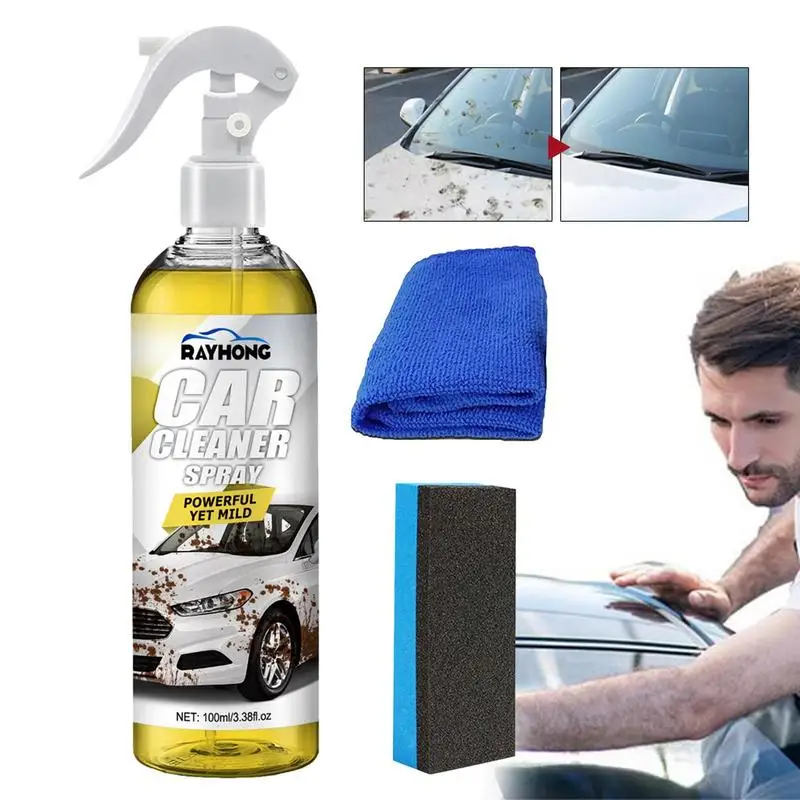 

Car Interior Spare Parts Seat Leather Liquid Wax Polish 100ml High Protection Nano Spray With Sponge Car Detailing Accessories