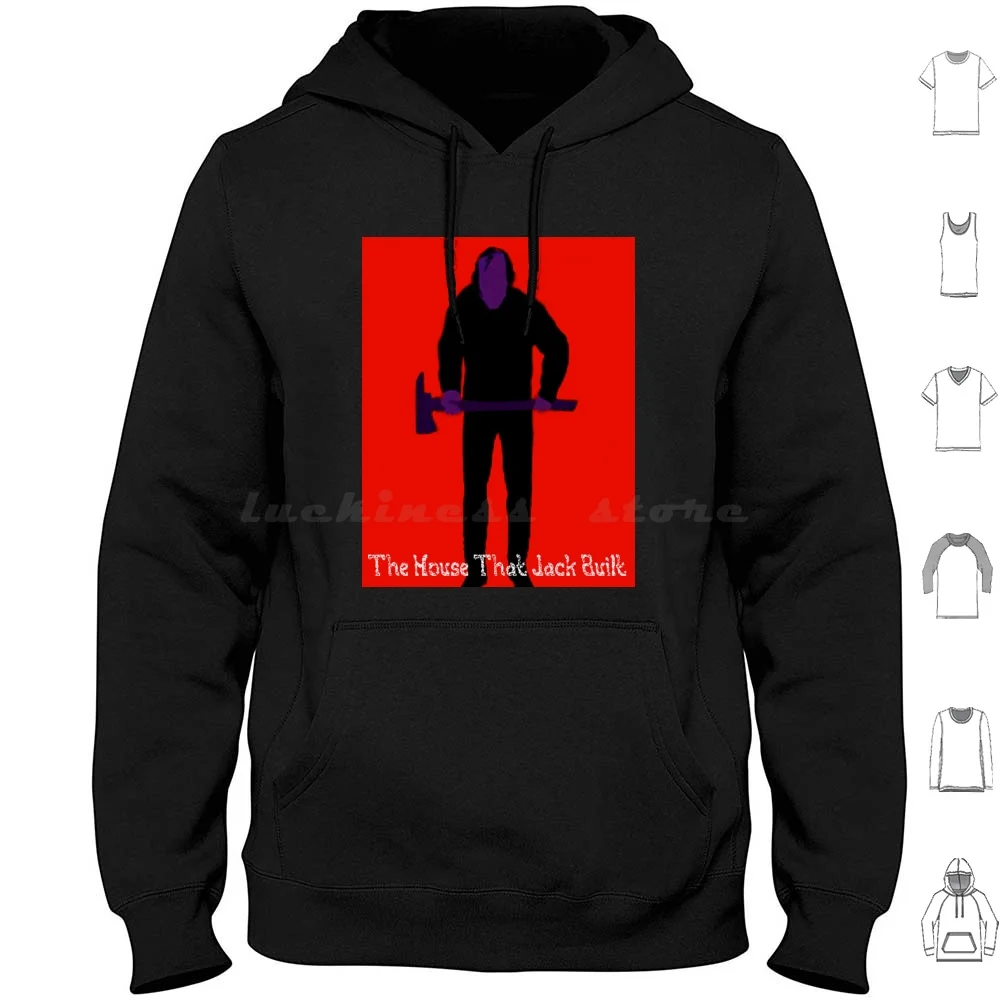 

Slim Fit T-Shirt. The House That Jack Built Hoodie cotton Long Sleeve Killer Serial Killer Movies Horror Movies Shining Serial
